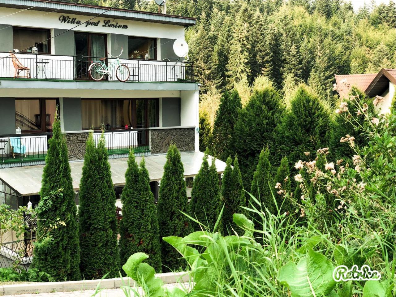 Willa Pod Losiem Krynica Zdroj Bagian luar foto